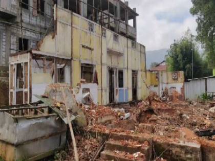 Manipur student bodies, CSOs slam demolition of historic Redlands Building in Shillong | Manipur student bodies, CSOs slam demolition of historic Redlands Building in Shillong