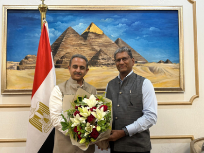 Union Minister Kirti Vardhan Singh arrives in Cairo to attend Gaza Peace Summit at Sharm El-Sheikh | Union Minister Kirti Vardhan Singh arrives in Cairo to attend Gaza Peace Summit at Sharm El-Sheikh