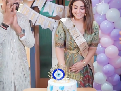 Hina Khan gets pampered with special on-set birthday celebration by husband Rocky Jaiswal | Hina Khan gets pampered with special on-set birthday celebration by husband Rocky Jaiswal