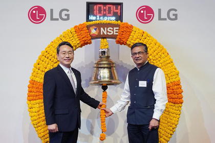 LG Electronics India soars over 50 pc on trading debut, valuation hits $13.07 billion | LG Electronics India soars over 50 pc on trading debut, valuation hits $13.07 billion LG Electronics India soars over 50 pc on trading debut, valuation hits $13.07 billion | LG Electronics India soars over 50 pc on trading debut, valuation hits $13.07 billion