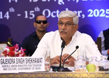 Focus on globally benchmarked tourist destinations: Gajendra Singh Shekhawat | Focus on globally benchmarked tourist destinations: Gajendra Singh Shekhawat Focus on globally benchmarked tourist destinations: Gajendra Singh Shekhawat | Focus on globally benchmarked tourist destinations: Gajendra Singh Shekhawat