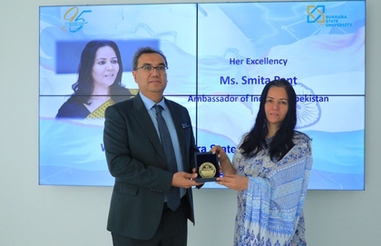 Indian envoy visits Bukhara University in Uzbekistan, discusses educational cooperation | Indian envoy visits Bukhara University in Uzbekistan, discusses educational cooperation Indian envoy visits Bukhara University in Uzbekistan, discusses educational cooperation | Indian envoy visits Bukhara University in Uzbekistan, discusses educational cooperation