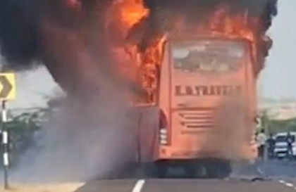 Jaisalmer bus fire: Over 15 feared dead, CM Sharma to visit soon | Jaisalmer bus fire: Over 15 feared dead, CM Sharma to visit soon Jaisalmer bus fire: Over 15 feared dead, CM Sharma to visit soon | Jaisalmer bus fire: Over 15 feared dead, CM Sharma to visit soon