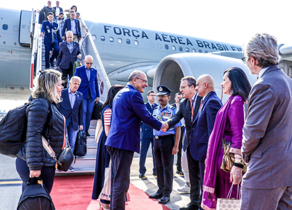Brazil VP Geraldo Alckmin arrives in India for trade ministerial meeting | Brazil VP Geraldo Alckmin arrives in India for trade ministerial meeting Brazil VP Geraldo Alckmin arrives in India for trade ministerial meeting | Brazil VP Geraldo Alckmin arrives in India for trade ministerial meeting
