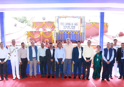 Bengal: GRSE lays keel of ARS in presence of DRDO chief | Bengal: GRSE lays keel of ARS in presence of DRDO chief Bengal: GRSE lays keel of ARS in presence of DRDO chief | Bengal: GRSE lays keel of ARS in presence of DRDO chief
