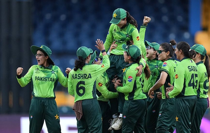 Women's World Cup: Fatima Sana’s four-for sets up Pakistan’s chase of 113 in rain-hit clash | Women's World Cup: Fatima Sana’s four-for sets up Pakistan’s chase of 113 in rain-hit clash Women's World Cup: Fatima Sana’s four-for sets up Pakistan’s chase of 113 in rain-hit clash | Women's World Cup: Fatima Sana’s four-for sets up Pakistan’s chase of 113 in rain-hit clash
