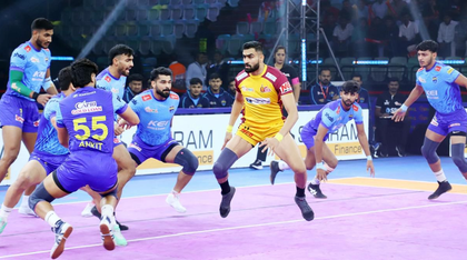 PKL 12: Devank shines in nail-biter as Bengal Warriorz clinch thrilling win over Telugu Titans in tie-breaker | PKL 12: Devank shines in nail-biter as Bengal Warriorz clinch thrilling win over Telugu Titans in tie-breaker PKL 12: Devank shines in nail-biter as Bengal Warriorz clinch thrilling win over Telugu Titans in tie-breaker | PKL 12: Devank shines in nail-biter as Bengal Warriorz clinch thrilling win over Telugu Titans in tie-breaker
