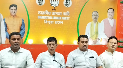 Tripura: BJP slams TMP for ‘maligning’ state govt and CM Saha | Tripura: BJP slams TMP for ‘maligning’ state govt and CM Saha Tripura: BJP slams TMP for ‘maligning’ state govt and CM Saha | Tripura: BJP slams TMP for ‘maligning’ state govt and CM Saha