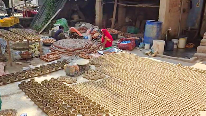 Varanasi: ‘Adopt Swadeshi’, ‘Make in India’ bring smiles to faces of potters this Diwali | Varanasi: ‘Adopt Swadeshi’, ‘Make in India’ bring smiles to faces of potters this Diwali Varanasi: ‘Adopt Swadeshi’, ‘Make in India’ bring smiles to faces of potters this Diwali | Varanasi: ‘Adopt Swadeshi’, ‘Make in India’ bring smiles to faces of potters this Diwali