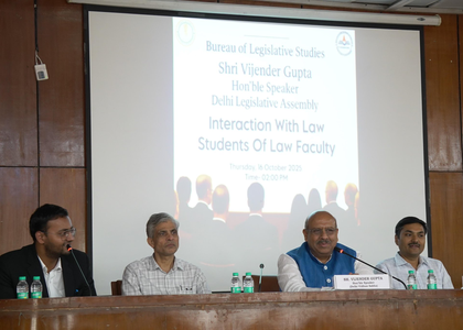 Delhi Assembly Speaker Vijender Gupta interacts with DU law students | Delhi Assembly Speaker Vijender Gupta interacts with DU law students Delhi Assembly Speaker Vijender Gupta interacts with DU law students | Delhi Assembly Speaker Vijender Gupta interacts with DU law students
