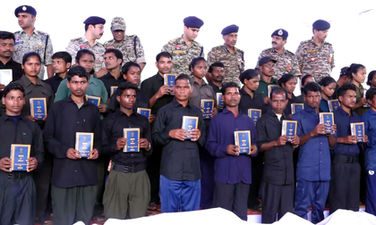 Historic surrender in Chhattisgarh: 208 Maoists lay down arms, embrace new life | Historic surrender in Chhattisgarh: 208 Maoists lay down arms, embrace new life Historic surrender in Chhattisgarh: 208 Maoists lay down arms, embrace new life | Historic surrender in Chhattisgarh: 208 Maoists lay down arms, embrace new life