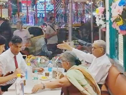 Rishi Sunak enjoys sweets with in-laws at Delhi’s Bengali Market | Rishi Sunak enjoys sweets with in-laws at Delhi’s Bengali Market Rishi Sunak enjoys sweets with in-laws at Delhi’s Bengali Market | Rishi Sunak enjoys sweets with in-laws at Delhi’s Bengali Market