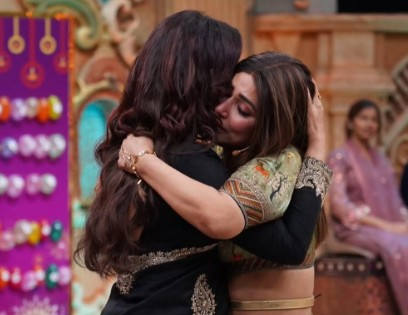 Hina Khan, Sonali Bendre hug and cry recollecting their Cancer journey on Pati Patni Aur Panga | Hina Khan, Sonali Bendre hug and cry recollecting their Cancer journey on Pati Patni Aur Panga Hina Khan, Sonali Bendre hug and cry recollecting their Cancer journey on Pati Patni Aur Panga | Hina Khan, Sonali Bendre hug and cry recollecting their Cancer journey on Pati Patni Aur Panga
