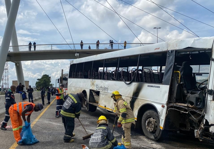 Speeding, unroadworthiness blamed after bus crash kills 43 in South Africa | Speeding, unroadworthiness blamed after bus crash kills 43 in South Africa Speeding, unroadworthiness blamed after bus crash kills 43 in South Africa | Speeding, unroadworthiness blamed after bus crash kills 43 in South Africa