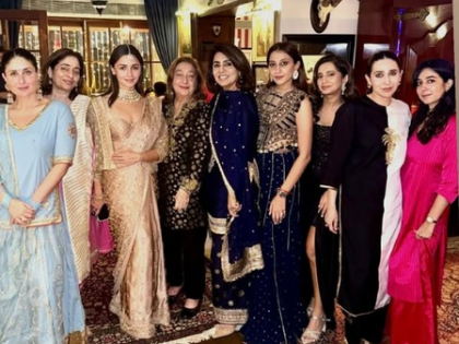 Alia Bhatt celebrates pre-Diwali festivities with Neetu Kapoor & her in-laws | Alia Bhatt celebrates pre-Diwali festivities with Neetu Kapoor & her in-laws