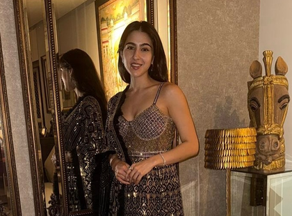 Sara Ali Khan celebrates Diwali in a playful ‘dolly inspired outfit | Sara Ali Khan celebrates Diwali in a playful ‘dolly inspired outfit
