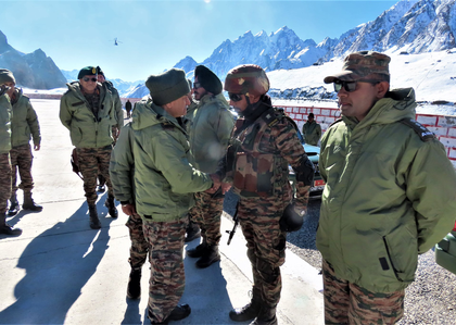 Army Chief Gen Dwivedi visits forward posts in Uttarakhand to celebrate Diwali with troops | Army Chief Gen Dwivedi visits forward posts in Uttarakhand to celebrate Diwali with troops Army Chief Gen Dwivedi visits forward posts in Uttarakhand to celebrate Diwali with troops | Army Chief Gen Dwivedi visits forward posts in Uttarakhand to celebrate Diwali with troops