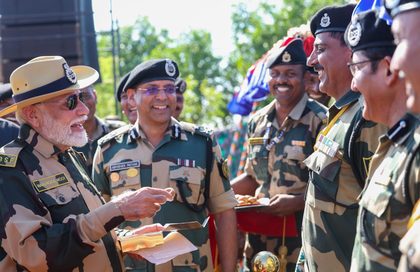 Siachen to the Arabian Sea: PM Modi's unbroken decade of Diwali with armed forces | Siachen to the Arabian Sea: PM Modi's unbroken decade of Diwali with armed forces Siachen to the Arabian Sea: PM Modi's unbroken decade of Diwali with armed forces | Siachen to the Arabian Sea: PM Modi's unbroken decade of Diwali with armed forces