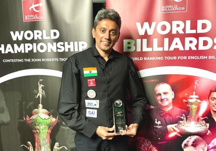 After winning silver for fourth time in World Billiards C'ship, India's Dhruv Sitwala ready for next edition | After winning silver for fourth time in World Billiards C'ship, India's Dhruv Sitwala ready for next edition After winning silver for fourth time in World Billiards C'ship, India's Dhruv Sitwala ready for next edition | After winning silver for fourth time in World Billiards C'ship, India's Dhruv Sitwala ready for next edition