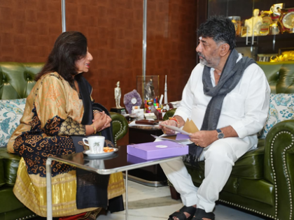 Biocon chief Kiran Mazumdar-Shaw meets K'taka CM, Dy CM; discusses Bengaluru's growth | Biocon chief Kiran Mazumdar-Shaw meets K'taka CM, Dy CM; discusses Bengaluru's growth Biocon chief Kiran Mazumdar-Shaw meets K'taka CM, Dy CM; discusses Bengaluru's growth | Biocon chief Kiran Mazumdar-Shaw meets K'taka CM, Dy CM; discusses Bengaluru's growth