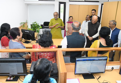 VP Radhakrishnan interacts with staff at Rajya Sabha Secretariat | VP Radhakrishnan interacts with staff at Rajya Sabha Secretariat VP Radhakrishnan interacts with staff at Rajya Sabha Secretariat | VP Radhakrishnan interacts with staff at Rajya Sabha Secretariat