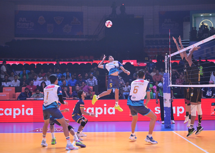 PVL 2025: Kochi Blue Spikers end campaign with motivating 3-1 win over Ahmedabad Defenders | PVL 2025: Kochi Blue Spikers end campaign with motivating 3-1 win over Ahmedabad Defenders PVL 2025: Kochi Blue Spikers end campaign with motivating 3-1 win over Ahmedabad Defenders | PVL 2025: Kochi Blue Spikers end campaign with motivating 3-1 win over Ahmedabad Defenders