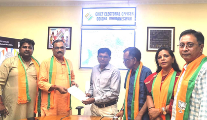 Odisha bypoll: BJP demands rejection of Congress candidate's nomination papers over hiding criminal cases | Odisha bypoll: BJP demands rejection of Congress candidate's nomination papers over hiding criminal cases Odisha bypoll: BJP demands rejection of Congress candidate's nomination papers over hiding criminal cases | Odisha bypoll: BJP demands rejection of Congress candidate's nomination papers over hiding criminal cases