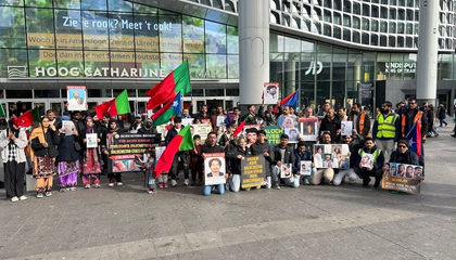 Baloch activists stage protest in Netherlands, highlight Pakistan's growing brutality | Baloch activists stage protest in Netherlands, highlight Pakistan's growing brutality Baloch activists stage protest in Netherlands, highlight Pakistan's growing brutality | Baloch activists stage protest in Netherlands, highlight Pakistan's growing brutality