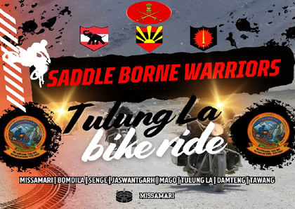 Indian Army to organise 'Saddle Borne Warriors' motorcycle rally from October 26 to November 1 | Indian Army to organise 'Saddle Borne Warriors' motorcycle rally from October 26 to November 1 Indian Army to organise 'Saddle Borne Warriors' motorcycle rally from October 26 to November 1 | Indian Army to organise 'Saddle Borne Warriors' motorcycle rally from October 26 to November 1
