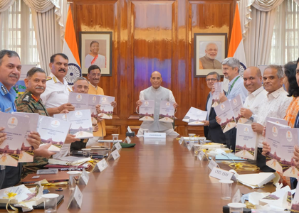 Rajnath Singh releases Defence Procurement Manual 2025 | Rajnath Singh releases Defence Procurement Manual 2025 Rajnath Singh releases Defence Procurement Manual 2025 | Rajnath Singh releases Defence Procurement Manual 2025