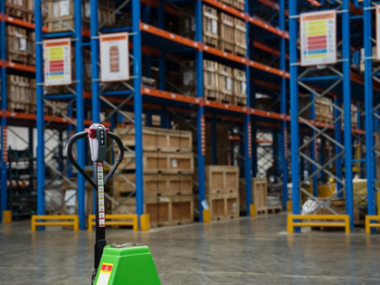India’s first 48V Li-ion electric hand pallet truck unveiled | India’s first 48V Li-ion electric hand pallet truck unveiled India’s first 48V Li-ion electric hand pallet truck unveiled | India’s first 48V Li-ion electric hand pallet truck unveiled