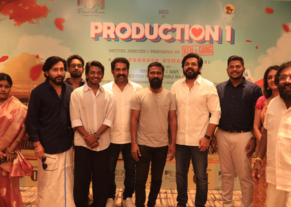 Vetrimaaran directs first shot of actor Ken Karunaas's debut directorial | Vetrimaaran directs first shot of actor Ken Karunaas's debut directorial Vetrimaaran directs first shot of actor Ken Karunaas's debut directorial | Vetrimaaran directs first shot of actor Ken Karunaas's debut directorial