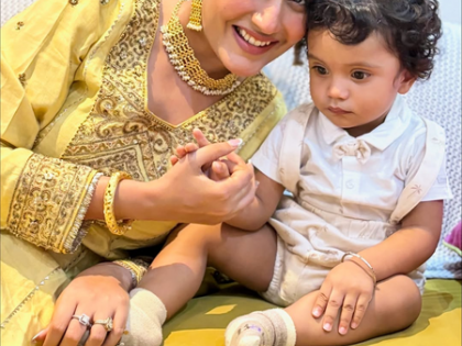 Surbhi Chandna starts her own tradition of celebrating Bhai Dooj with her nephew | Surbhi Chandna starts her own tradition of celebrating Bhai Dooj with her nephew Surbhi Chandna starts her own tradition of celebrating Bhai Dooj with her nephew | Surbhi Chandna starts her own tradition of celebrating Bhai Dooj with her nephew