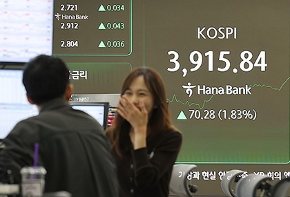 Seoul shares sharply up, head for another record | Seoul shares sharply up, head for another record Seoul shares sharply up, head for another record | Seoul shares sharply up, head for another record