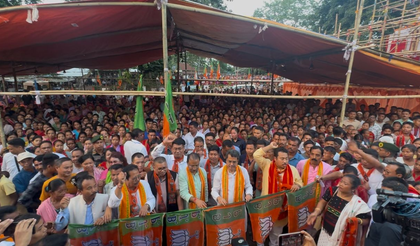 6,400 tribal voters join BJP in Tripura; CM Saha vows all-round development | 6,400 tribal voters join BJP in Tripura; CM Saha vows all-round development 6,400 tribal voters join BJP in Tripura; CM Saha vows all-round development | 6,400 tribal voters join BJP in Tripura; CM Saha vows all-round development