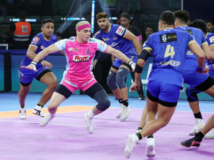 PKL 12: Aryan, Nitin shine as Pink Panthers eliminate holders Haryana Steelers in tight clash | PKL 12: Aryan, Nitin shine as Pink Panthers eliminate holders Haryana Steelers in tight clash PKL 12: Aryan, Nitin shine as Pink Panthers eliminate holders Haryana Steelers in tight clash | PKL 12: Aryan, Nitin shine as Pink Panthers eliminate holders Haryana Steelers in tight clash