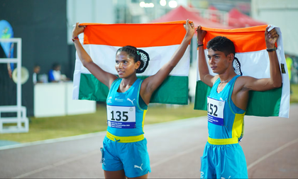 India continue to dominate South Asian Athletics Championships with 18 medals on Day 2 | India continue to dominate South Asian Athletics Championships with 18 medals on Day 2 India continue to dominate South Asian Athletics Championships with 18 medals on Day 2 | India continue to dominate South Asian Athletics Championships with 18 medals on Day 2