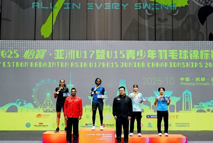 Badminton Asia U17 & U15 C’ships: Shaina, Diksha clinch gold as India finish with best medal haul | Badminton Asia U17 & U15 C’ships: Shaina, Diksha clinch gold as India finish with best medal haul Badminton Asia U17 & U15 C’ships: Shaina, Diksha clinch gold as India finish with best medal haul | Badminton Asia U17 & U15 C’ships: Shaina, Diksha clinch gold as India finish with best medal haul
