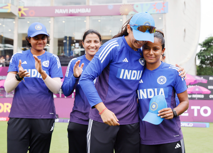 Women's WC: Rain delays start as India opt to bowl against Bangladesh; Uma Chetry handed debut | Women's WC: Rain delays start as India opt to bowl against Bangladesh; Uma Chetry handed debut Women's WC: Rain delays start as India opt to bowl against Bangladesh; Uma Chetry handed debut | Women's WC: Rain delays start as India opt to bowl against Bangladesh; Uma Chetry handed debut