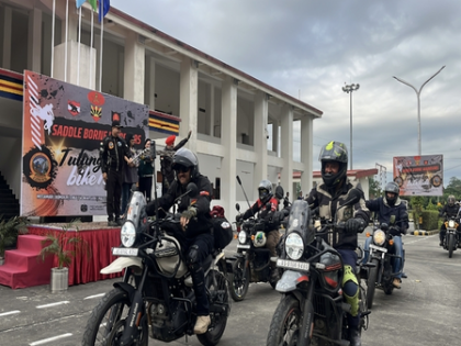Indian Army flags off 'Saddle Borne Warriors' motorcycle rally in Missamari | Indian Army flags off 'Saddle Borne Warriors' motorcycle rally in Missamari Indian Army flags off 'Saddle Borne Warriors' motorcycle rally in Missamari | Indian Army flags off 'Saddle Borne Warriors' motorcycle rally in Missamari