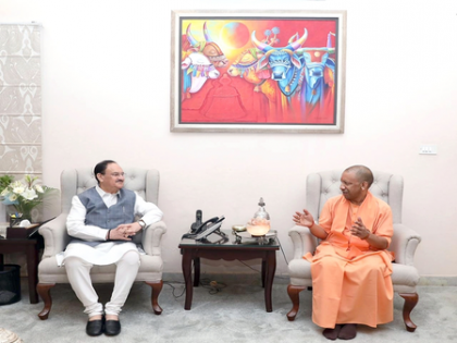 CM Yogi Adityanath calls on JP Nadda in Delhi | CM Yogi Adityanath calls on JP Nadda in Delhi CM Yogi Adityanath calls on JP Nadda in Delhi | CM Yogi Adityanath calls on JP Nadda in Delhi