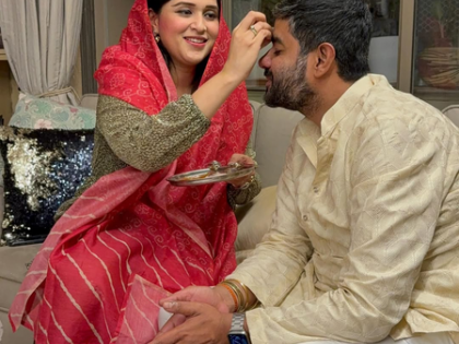 Mannara Chopra celebrates 'Bhai Dooj' with Priyanka Chopra's brother Siddharth Chopra | Mannara Chopra celebrates 'Bhai Dooj' with Priyanka Chopra's brother Siddharth Chopra Mannara Chopra celebrates 'Bhai Dooj' with Priyanka Chopra's brother Siddharth Chopra | Mannara Chopra celebrates 'Bhai Dooj' with Priyanka Chopra's brother Siddharth Chopra