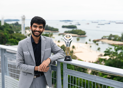 'Really excited; playing anywhere in India is great,' says D Gukesh ahead of FIDE World Cup 2025 in Goa | 'Really excited; playing anywhere in India is great,' says D Gukesh ahead of FIDE World Cup 2025 in Goa 'Really excited; playing anywhere in India is great,' says D Gukesh ahead of FIDE World Cup 2025 in Goa | 'Really excited; playing anywhere in India is great,' says D Gukesh ahead of FIDE World Cup 2025 in Goa