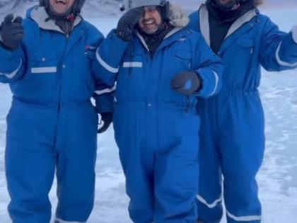 Shankar Mahadevan and sons sing "Dil Dhadakne Do" title track amid icy landscapes of Iceland | Shankar Mahadevan and sons sing "Dil Dhadakne Do" title track amid icy landscapes of Iceland