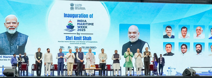 CM Patel showcases Gujarat’s maritime success at India Maritime Week in Mumbai | CM Patel showcases Gujarat’s maritime success at India Maritime Week in Mumbai