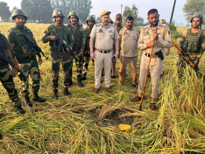 Pakistani drone-dropped heroin recovered from along international border in Jammu | Pakistani drone-dropped heroin recovered from along international border in Jammu