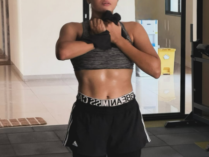 Wamiqa Gabbi has a new challenge for her trainer | Wamiqa Gabbi has a new challenge for her trainer