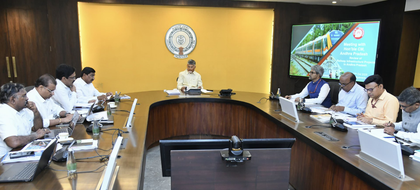 Chandrababu Naidu for developing Vijayawada, Vizag railway stations as iconic structures | Chandrababu Naidu for developing Vijayawada, Vizag railway stations as iconic structures Chandrababu Naidu for developing Vijayawada, Vizag railway stations as iconic structures | Chandrababu Naidu for developing Vijayawada, Vizag railway stations as iconic structures