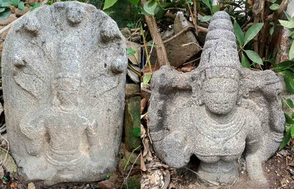 Ancient Chola-era sculptures unearthed near Villupuram village in TN | Ancient Chola-era sculptures unearthed near Villupuram village in TN Ancient Chola-era sculptures unearthed near Villupuram village in TN | Ancient Chola-era sculptures unearthed near Villupuram village in TN