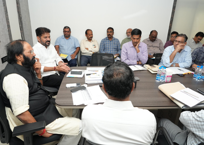 Telangana CM orders plans to repair damaged barrages of Kaleshwaram project | Telangana CM orders plans to repair damaged barrages of Kaleshwaram project Telangana CM orders plans to repair damaged barrages of Kaleshwaram project | Telangana CM orders plans to repair damaged barrages of Kaleshwaram project